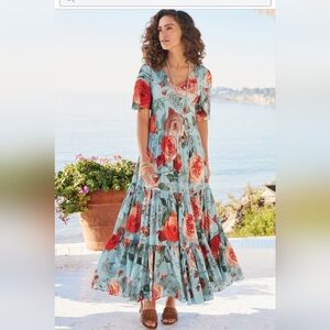 Soft Surroundings Women's Maxi Dress - XL